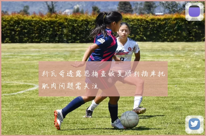 科瓦奇透露恩梅查恢复顺利扬库托肌肉问题需关注