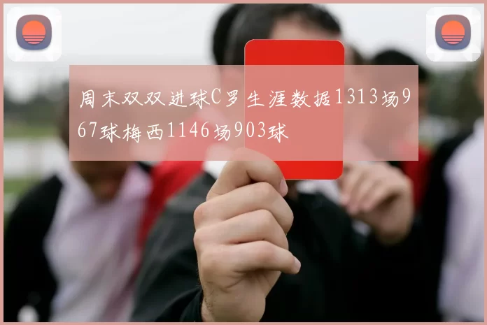周末双双进球C罗生涯数据1313场967球梅西1146场903球
